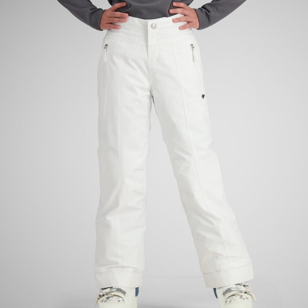 Obermeyer Brooke Ski Pants in White - SIZE TEEN L (14-16)